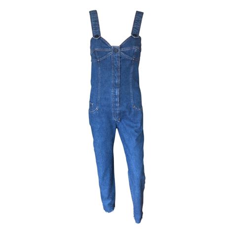 chanel denim dress|chanel denim jumpsuit.